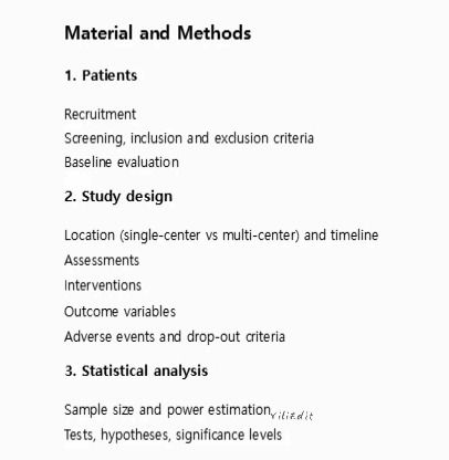 論文各部分注意事項