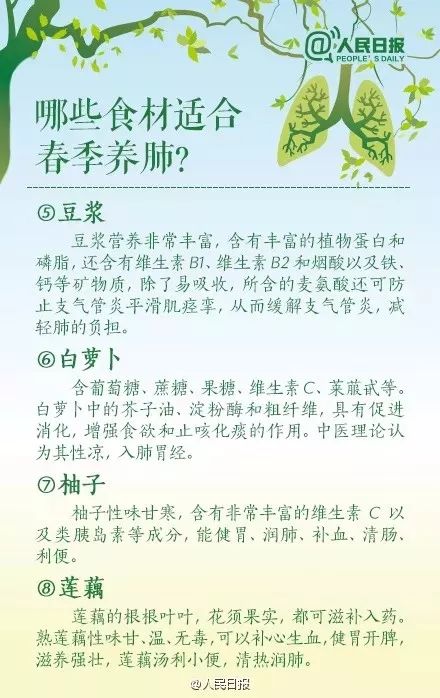 養(yǎng)肺的注意事項