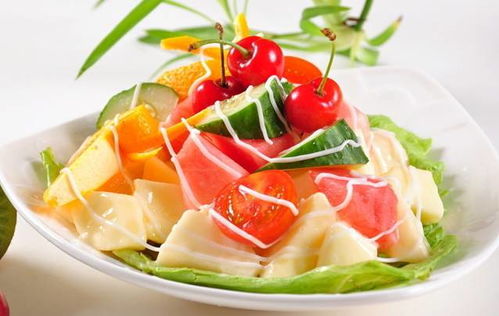 簡單水果蔬菜沙拉,水果蔬菜沙拉,水果蔬菜沙拉材料