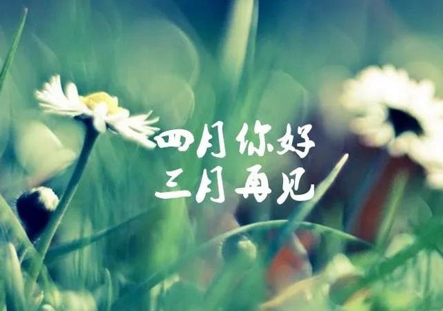 四月你好經(jīng)典句子2021年4月你好