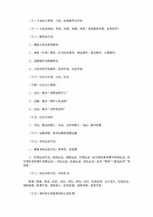 2019高考高中語文基礎(chǔ)知識匯總