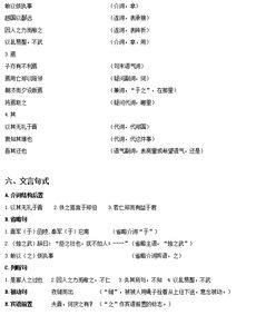 高一語(yǔ)文文言文基礎(chǔ)知識(shí)試題及答案