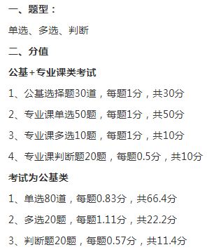 廣東省公共基礎知識分數(shù)比例