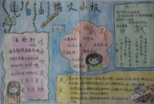 基礎(chǔ)知識(shí),高中語文,手抄報(bào)