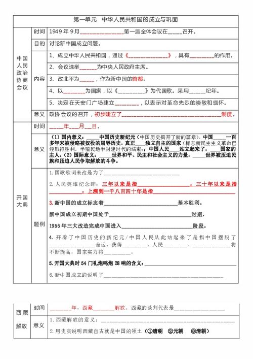 八上歷史基礎(chǔ)知識點(diǎn),歷史基礎(chǔ)知識點(diǎn)總結(jié),初二歷史基礎(chǔ)知識點(diǎn)填空