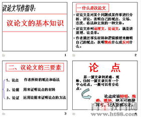議論文基礎(chǔ)知識
