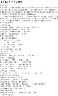 文言,歸納,基礎(chǔ)知識(shí),整理