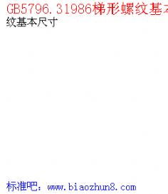梯形螺紋基礎(chǔ)知識