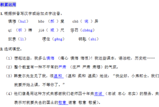 最后一課基礎知識過關