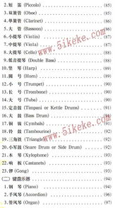 音樂(lè)基礎(chǔ)知識(shí)測(cè)試題中級(jí)講解