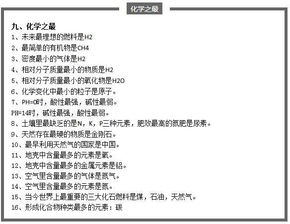 湖南初中化學(xué)基礎(chǔ)知識(shí)
