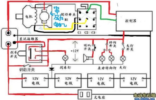 農(nóng)用三輪車電路,時風農(nóng)用三輪車電路,農(nóng)用三輪車電路實物圖