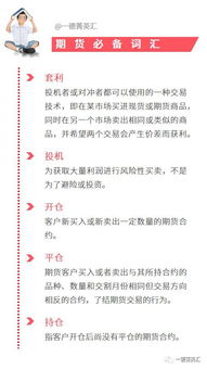 期貨基礎知識名詞解釋