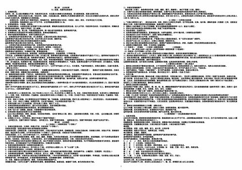 晉教版地理基礎(chǔ)知識