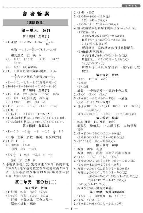 六級(jí)數(shù)學(xué)學(xué)生培優(yōu)計(jì)劃基礎(chǔ)知識(shí)